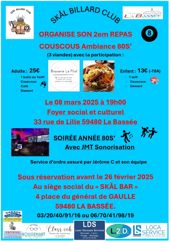 Soirée année 80